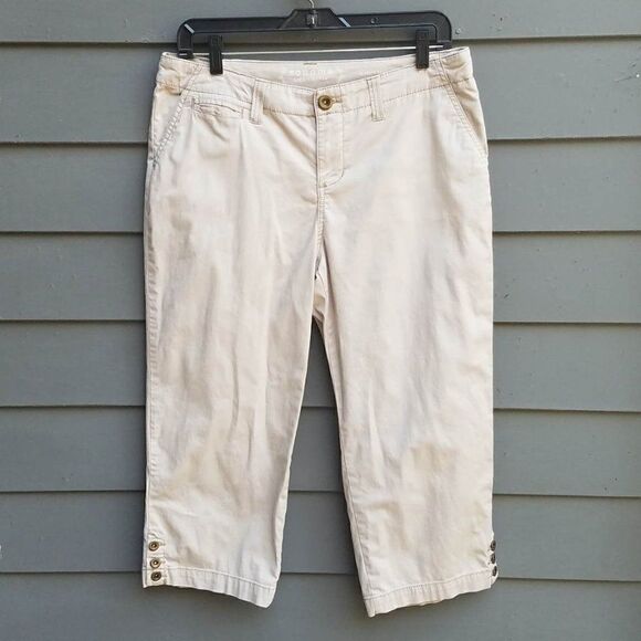Sonoma Tan Capri Pants size 8 - Picture 1 of 9
